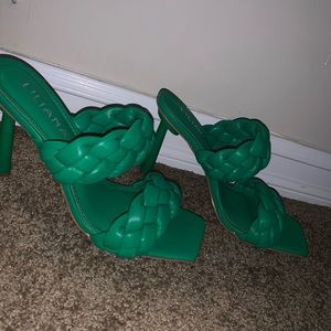 Green heels